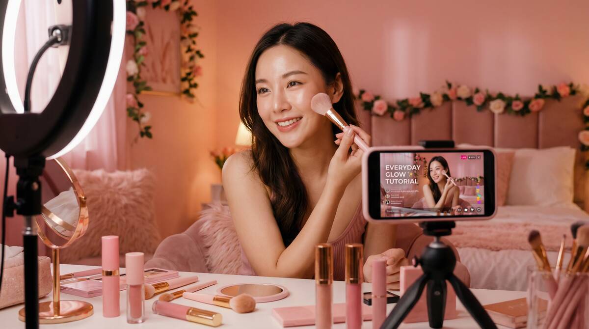 探花美妆视频教程